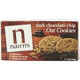 Nairns Dark Chocolate Chip Oat Cookies,  7.1-Ounce (Pack of 4)