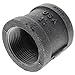 WARD FBRI1-1/4 Coupling 1-1/4INCH Black Right/Left