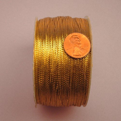 Gold Metallic Cord 1mm X 144Yd Cheap! sochimofop