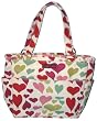 Bungalow360 Isabella Sweet Heart Vegan Canvas Pocket Bag