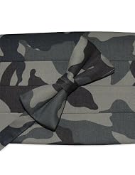 Camouflage Bow Tie & Cummerbund Set by UniformTux