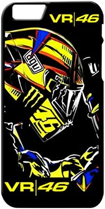 Iphone Case Custom Valentino Rossi VR46 Movistar MotoGP Black Hard Case (Case for iPhone 6S)