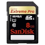 SanDisk Extreme Pro, SDHC, UHS-1 Flash Memory Card SDSDXPA-008G-A75