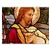 Jigsaw Puzzle Rectangular of Jesus Christ with Lamb in Stained Glass (Our Savior, the Lamb of God, Christian)