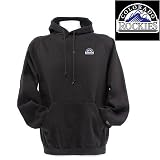 Colorado Rockies MLB Goalie Pullover Hooded Sweatshirt (Black) at Antigua