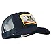 California State Flag Patched Twill Mesh Cap - Navy
