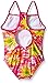 Speedo girls Fractured Floral Keyhole 1pc