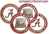 (4) Alabama Crimson Tide Golf Ball Markers