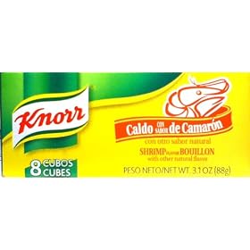 Knorr Shrimp Flavor Bouillon - 3.1 oz. (Pack of 4)