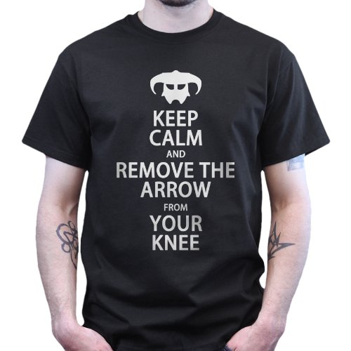 ABT Men's Keep Calm & Remove the Arrow From Your Knee T-Shirt