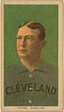 Photo Cy Young, Cleveland Naps, baseball card portrait 1909