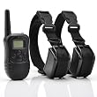 Excelvan Remote Control Dog Training Shock Collar for 2 Dogs with 100LV of Shock and Vibration, Rechargeable and Waterproof Excelvan Remote Control Dog Training Shock Collar for 2 Dogs with 100LV of Shock and Vibration, Rechargeable and Waterproof