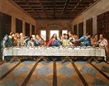 Last Supper Art Print Poster Jesus Christ Leonardo da Vinci - 13x19