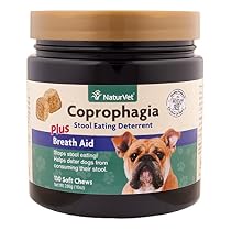 Naturvet Coprophagia Deterrent Plus Breath Aid Soft Chew (Jar)
