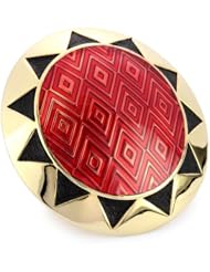House of Harlow 1960 Gold-Plated Red Sun Cocktail Ring