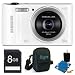 Samsung WB30F Smart Wi-Fi Digital Camera (white) deluxe kit with a 8GB card, Digpro case and a cleaning kit.