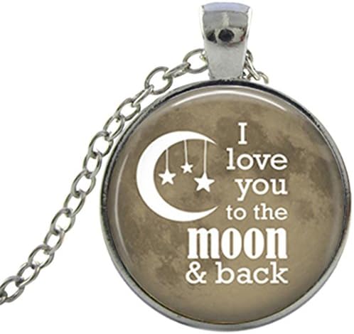 I Love You to the Moon and Back Pendant