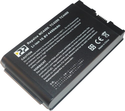 PortableParts Batterie pour ordinateur portable – 4400mah HP Compaq Business Notebook NC4400, TC4200, TC4400