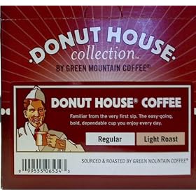 Donut House Collection Light Roast Coffee,  K-Cup Portion Pack for Keurig K-Cup Brewers, 24-Count