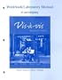 Workbook/Lab Manual to accompany Vis-à-vis: Beginning French