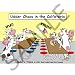 Londons Times Funny Cow Cartoons - Udder Chaos - Cow Food Fight - Coffee Gift Baskets...