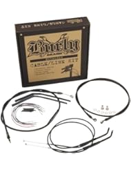 Progressive Suspension Cable and Brake Line Kit for 16in. Ape Hangers - Black B30-1001