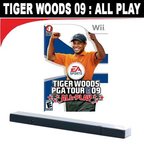 Tiger Woods PGA Tour 09 (Nintendo Wii) + Wii Wireless Sensor Bar