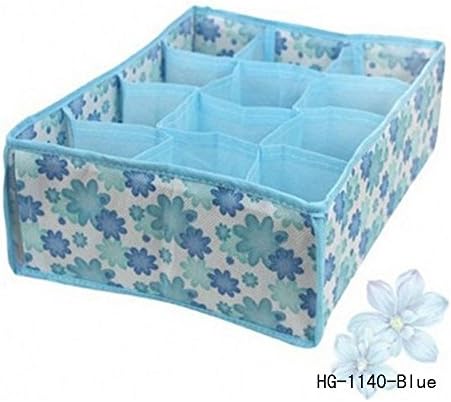 Generic 12 Cell Socks Underwear Ties Drawer Closet Home Organizer Storage Box Case