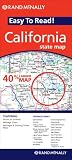Rand McNally Easy to Read! California State Map