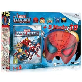 Marvel grand master challenge + 5 masques avec lunettes 3D int�gr�es