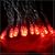 Red Battery Operated LED Fairy Lights 10 Bulb Static