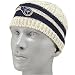 Tennessee Titan Hats : Reebok Tennessee Titan Ladies Tan Retro Logo Braided Knit Beanie