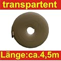 Silikon Dichtlippe f�r Glasbodenplatten 4,5m transparent