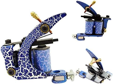 Afterlife Custom Irons Tattoo Machine Liner Shader Gun 8-Wrap Coils - Blue