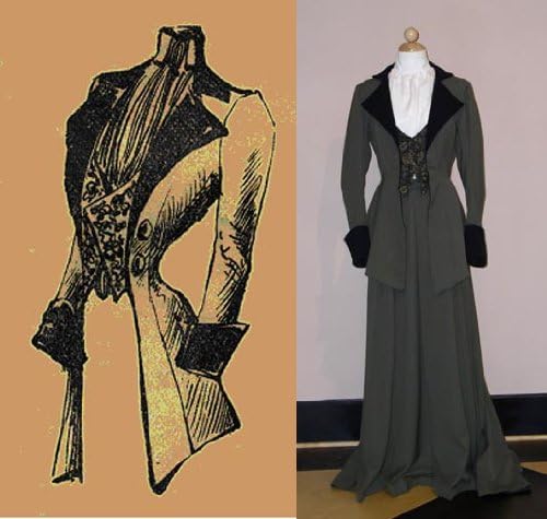 1901 Habit &amp; Gilet Pattern (Size 16-34" bust)
