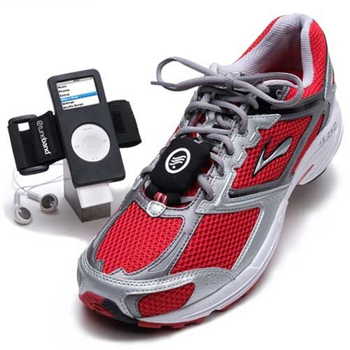 Tuneband and Shoe Pouch, Grantwood Technology's Armband, Silicon Skin and Screen Protector for iPod Nano, 1st/2nd Generation, Includes Shoe Pouch for Nike+iPod, Black