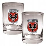D.C. United - 2pc Rocks Glass Set - Primary Team Logo