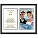 Father Thank You Wedding Gift - Thank You Poem from Son or Daughter in 8x10 Inch Frame with Room for a Photo