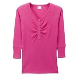 Girls' Xhilaration Long-Sleeve Thermal Sleep Top - Pink