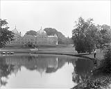 Photographic Prints of Conservatory and lake, Enville Hall, Staffordshire from Mary Evans