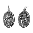 St. Gerard / Mother of Perpetual Help Medal 20" Steel Chain with Clasp