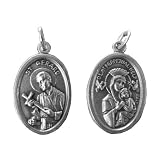 St. Gerard / Mother of Perpetual Help Medal 20" Steel Chain with Clasp