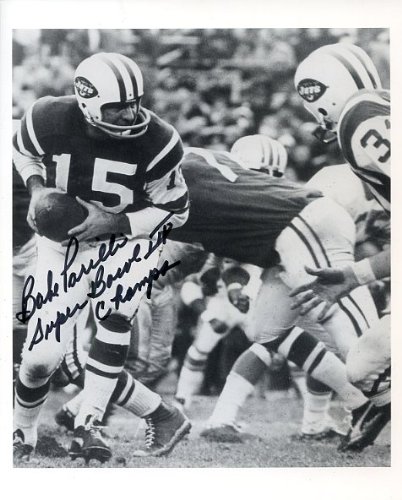Babe Parilli Autographed/ Original Signed Super Bowl 8x10 Photo with Inscription 