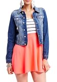 2B Khloe High Low Denim Jacket 2b Jackets Medium Wash-m