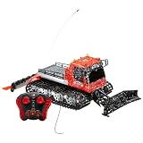 Dickie 201119543 - RC Snow King Pistenbully, Ready to Run, 2-Kanal Funkfernsteuerung, Front- und Toplicht, mit Schneer�umer und Pistenpflege, Frequenz 27 oder 40 MHz, L�nge 48cm, rot/silbervon "Dickie"