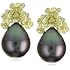 14k yellow gold ball earrings V