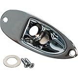 Fender Electric Guitar Part Stratocaster Jack Ferrule - Chrome