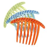 France Luxe Princess French Twist Comb with Swarovski Crystals - Nacro Brights