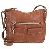 Fossil Handtasche Umhängetasche Hobo Bag Hanover Cognac