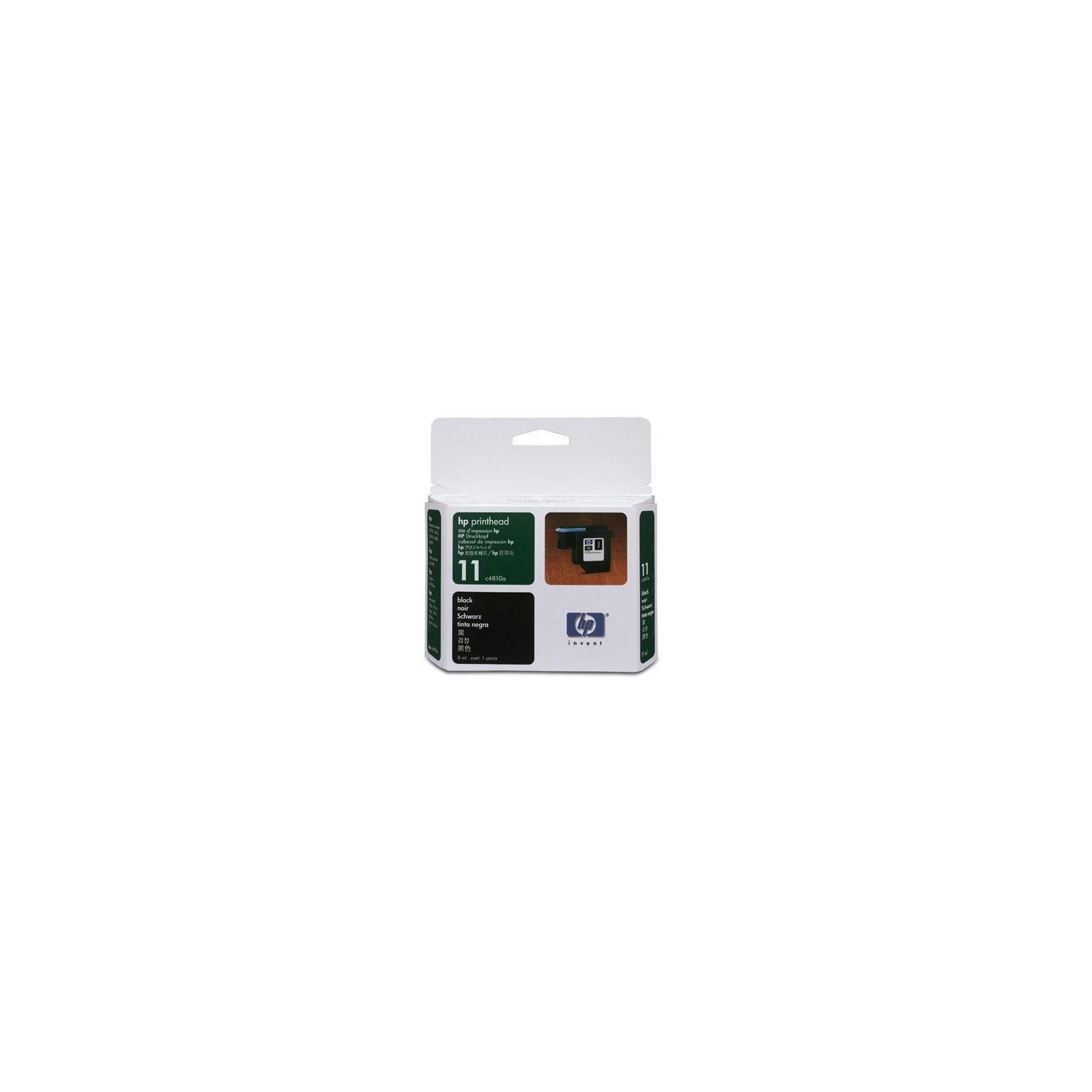 New Hewlett-Packard Consumables HP No. 11 Black Printhead/Cleaner Inkjet 16000 Page Modern Design